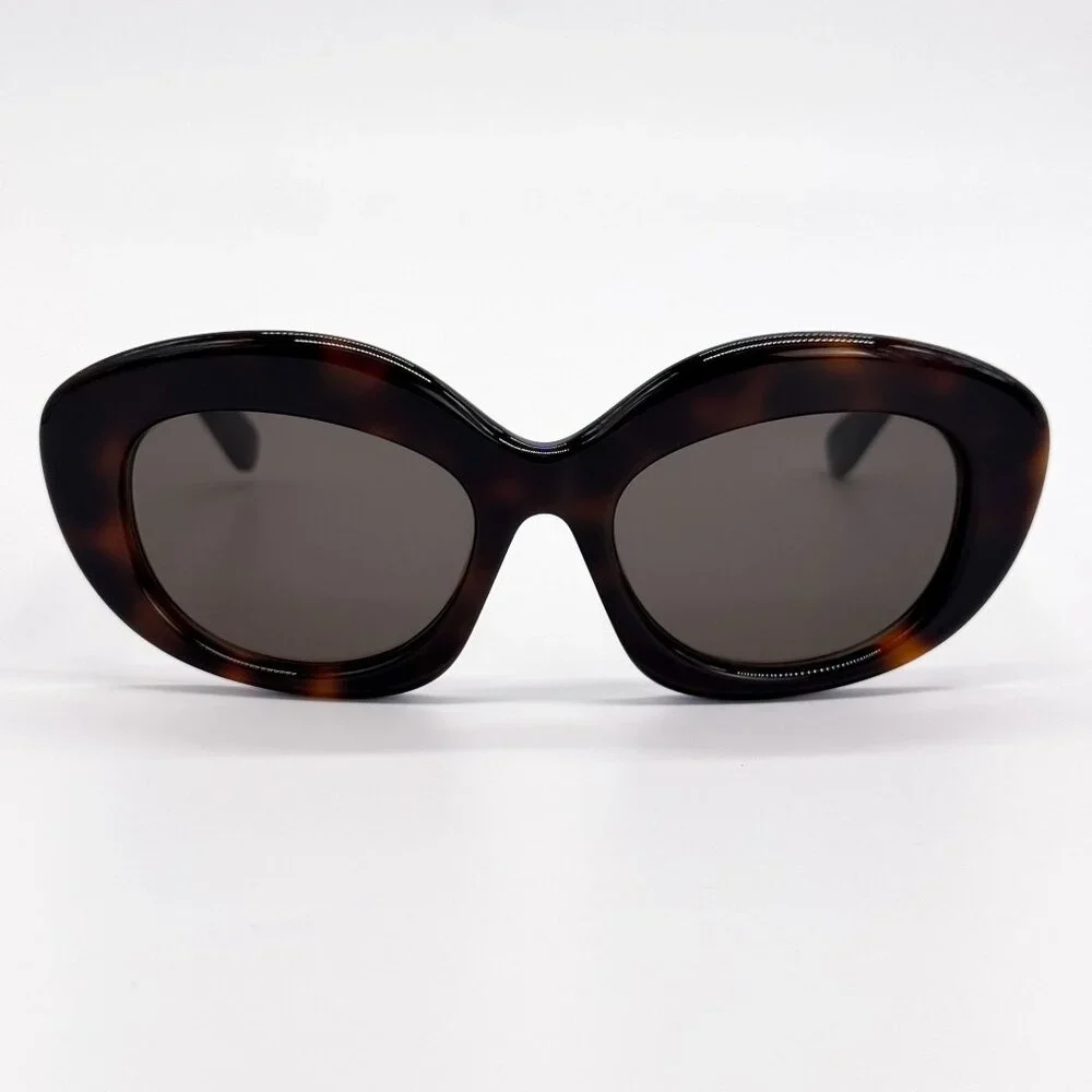 NEW LW40153F 52E, LOEWE WOMEN HAVANA GREY SUNGLASSES LOEWE